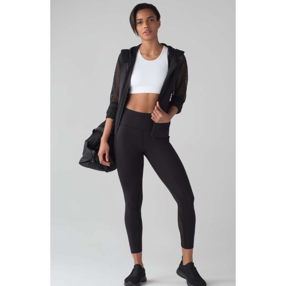 Lululemon Mesh On Mesh Jacket In Black Size 8 / L… - image 2